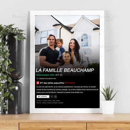 Affiche Netflix Personnalisable