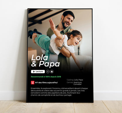 Affiche Netflix Personnalisable